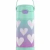 Thermos FUNtainer Vacuum Insulated Stainless Steel Straw Water Bottle, 12oz - Purple Hearts -Baby Products Store thermos funtainer vacuum insulated stainless steel straw water bottle 12oz purple hearts 85