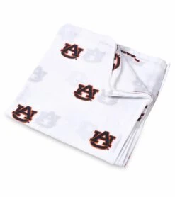 Three Little Anchors College Swaddle Blanket - Auburn Tigers