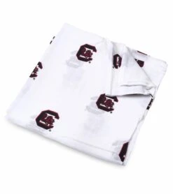 Three Little Anchors College Swaddle Blanket - South Carolina Gamecocks
