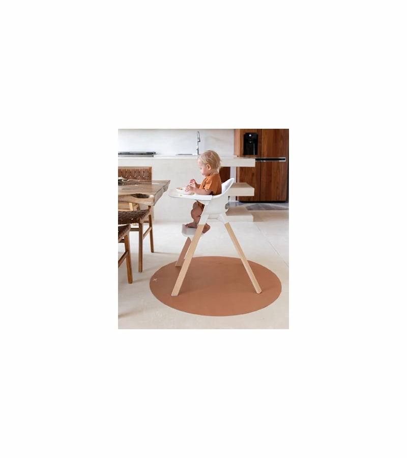 Toddlekind Highchair Splat Mat - Naturals - Camel 4 Toddlekind Highchair Splat Mat - Naturals - Camel - Image 2