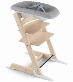 Stokke Tripp Trapp Chair + Newborn Set Bundle - Storm Grey -Baby Products Store tripp trapp chair newborn set bundle walnut brown 50 1