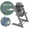 Stokke Tripp Trapp Complete High Chair - Storm Grey / Into The Deep -Baby Products Store tripp trapp complete high chair storm grey into the deep 128