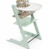 Tripp Trapp High Chair And Cushion With Stokke Tray Bundle - Soft Mint / Honeycomb Happy / White -Baby Products Store tripp trapp high chair and cushion with stokke tray bundle soft mint honeycomb happy white 73