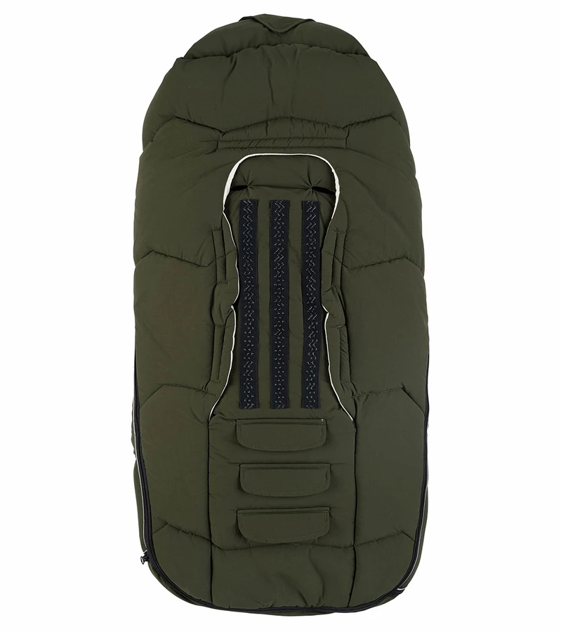 Voksi Urban Footmuff - Pine Green / Cream 4 Voksi Urban Footmuff - Pine Green / Cream - Image 2