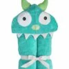 Yikes Twins Hooded Towel - Monster Turquoise -Baby Products Store yikes twins hooded towel monster turquoise 113