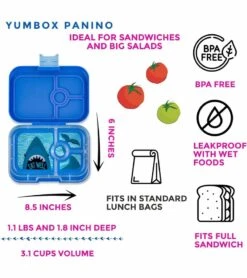 Yumbox Leakproof Bento Lunchbox, Panino - Power Pink Panda -Baby Products Store yumbox leakproof bento lunchbox panino power pink panda 138