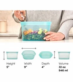 Zip Top Large Dish - Frost -Baby Products Store zip top large dish frost 133